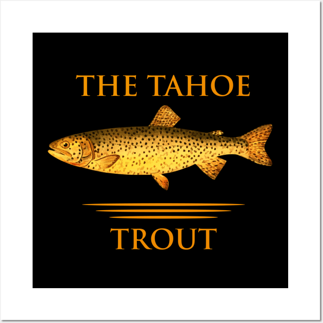 The Tahoe Trout Wall Art by GraphGeek